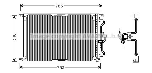 AVA QUALITY COOLING Конденсатор, кондиционер JRA5004